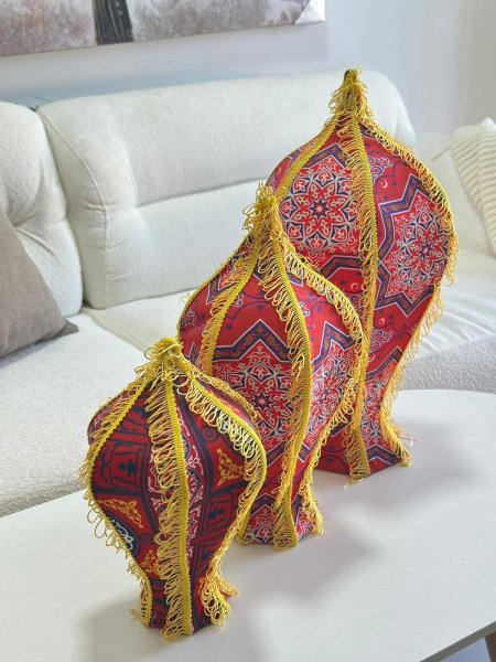 طقم فانوس 3 قطع مضيء شكل2