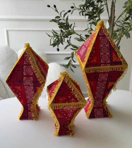 طقم فانوس 3 قطع مضيء