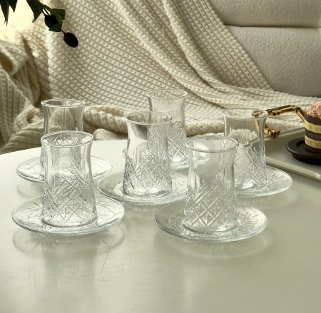 كاسات شاي  تركي 6+6