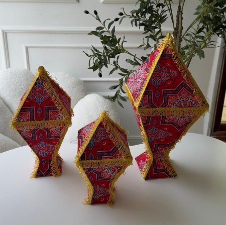 طقم فانوس 3 قطع مضيء