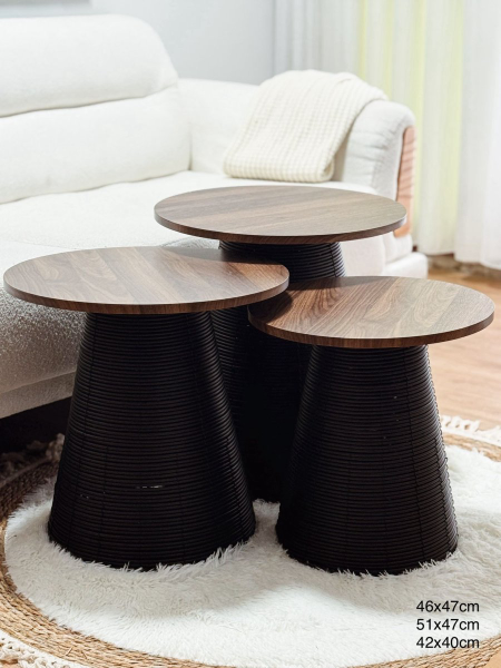 طقم سكملات قش 3 قطع