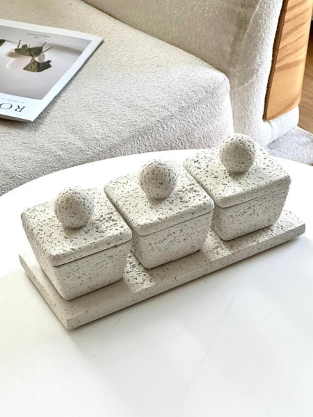 طقم سكريات جبصين