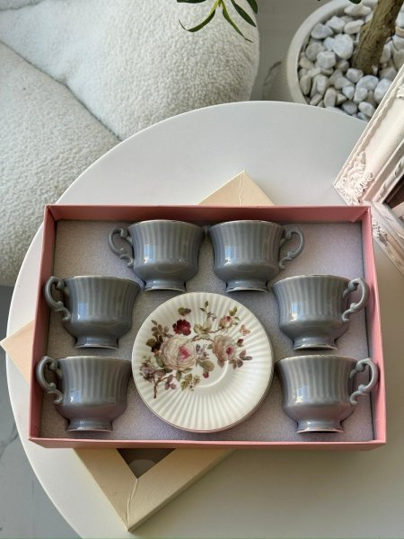 طقم فناجين قهوه 6+6 مورد