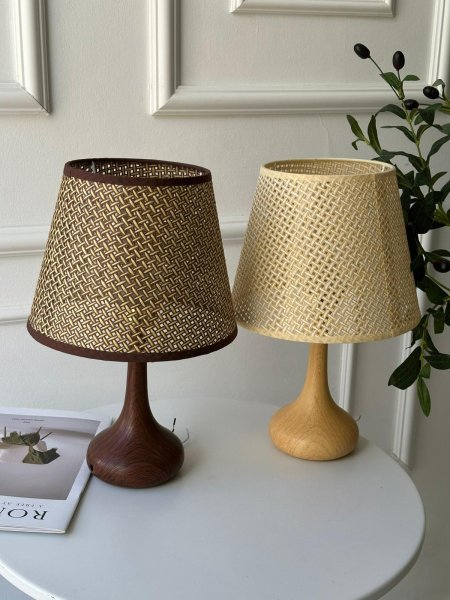 تيبل لامب قاعده حديد سلك وكبسه