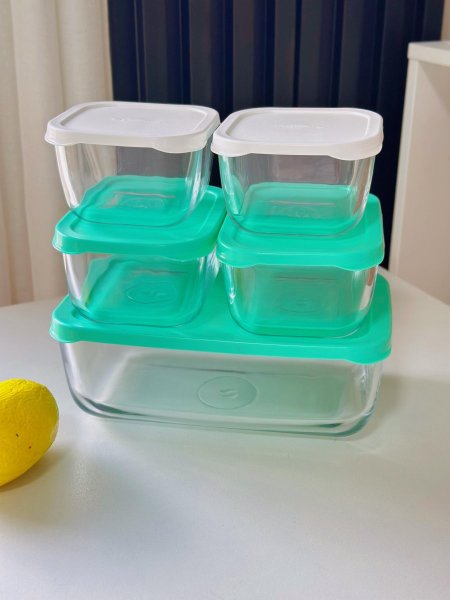 طقم تبرويل زجاج 5قطع