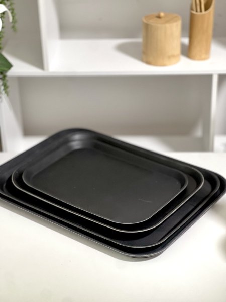 صينيه جلد مستطيل 