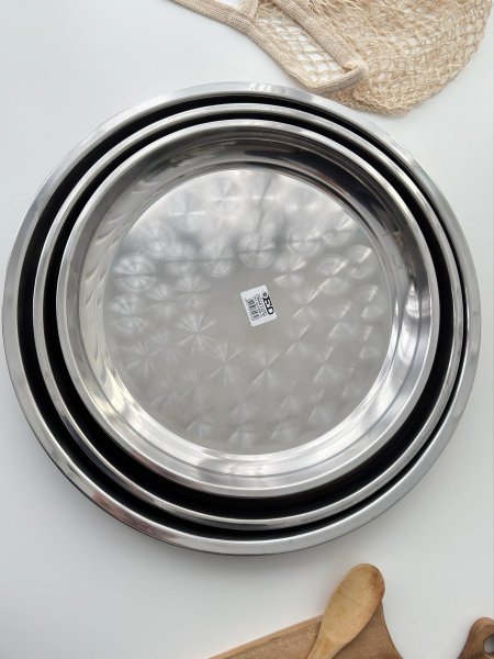 سدر ستانلس ستيل مدور