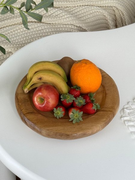 جاط فواكه بامبو مدور 30 سم