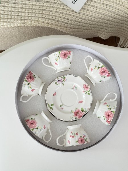 فناجين قهوه 6+ 6 بورسلان