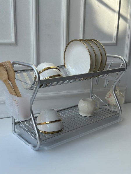 مشك صحون  2 طبقه المنيوم