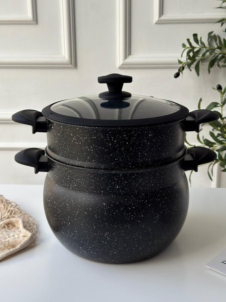 طنجرة مفتول 10 لتر جرانيت