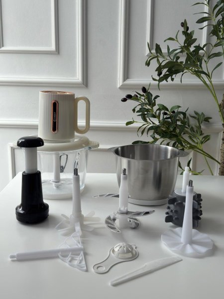 فرامه خضار / لحمه وعاء زجاج 2 لتر + 3 لتر 10 قطع 300 واط 5266