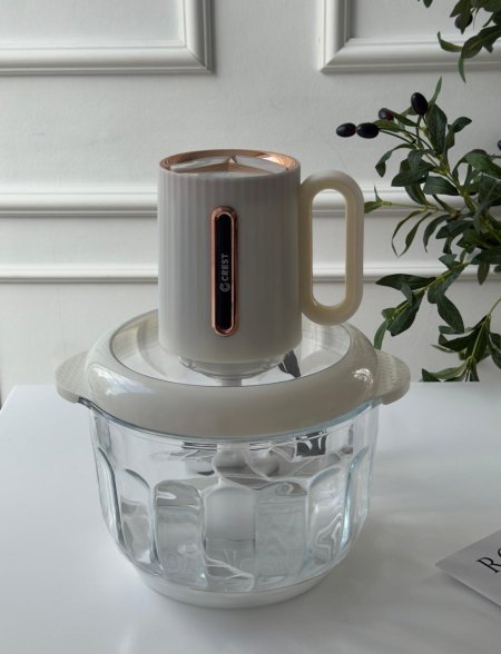 فرامه خضار / لحمه وعاء زجاج 5 لتر 500 واط