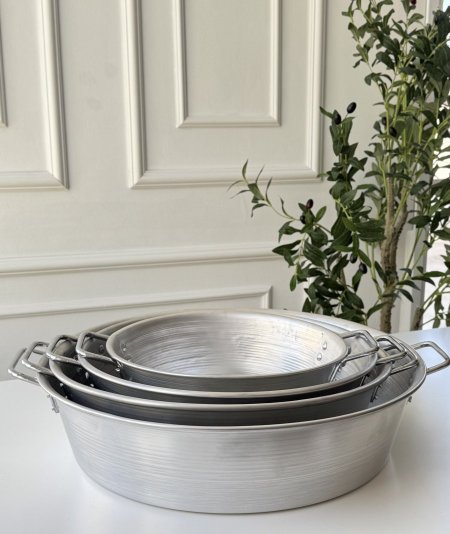 مقلى المنيوم + 2 يد