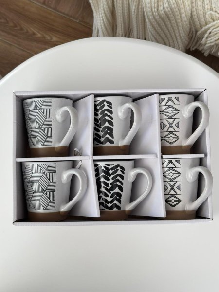 طقم  مج  \ 6 بورسلان ابيض