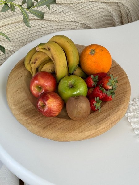 جاط فواكه بامبو مدور 35 سم