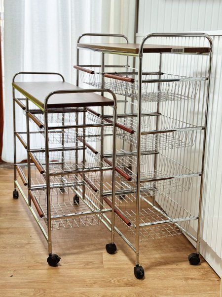 منظم مطبخ حديد+وجه بامبو