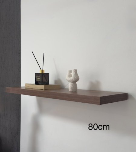 رف ديكور خشب ( 80*24 سم )