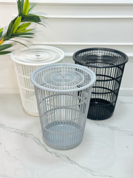 سله غسيل بلاستيك+غطاء