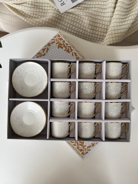 طقم فناجين قهوه /12 بورسلان