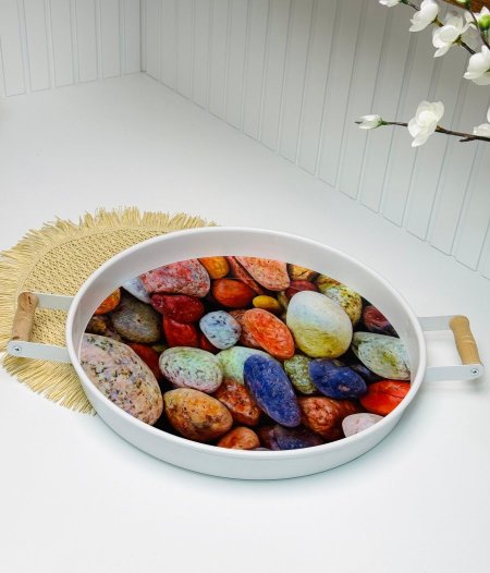 صينيه حديد مدور