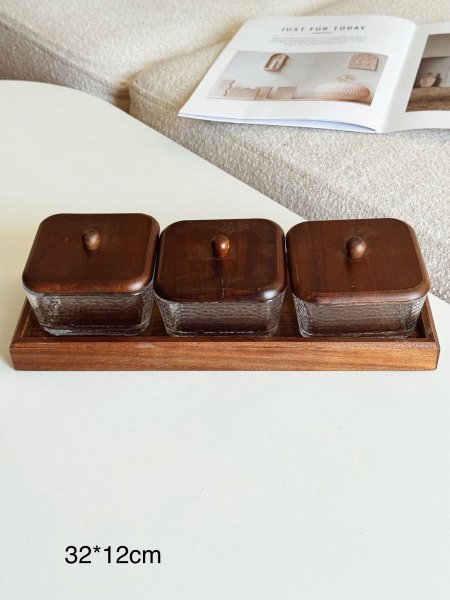 صحون مكسرات/3 مع ستاند