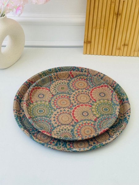 صواني اكرلك فرعوني مدور