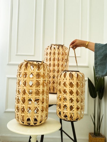 طقم فانوس قش/3