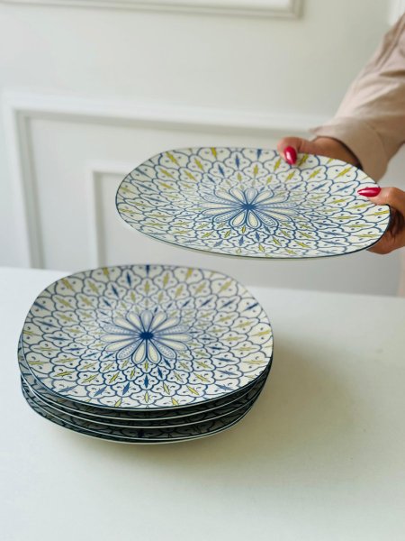 طقم صحون /6 صفح 10.5 انش