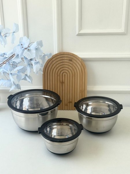 طقم لجن ستانلس+سيليكون