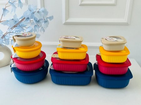 طقم تبرويل حراري4قطع ملون