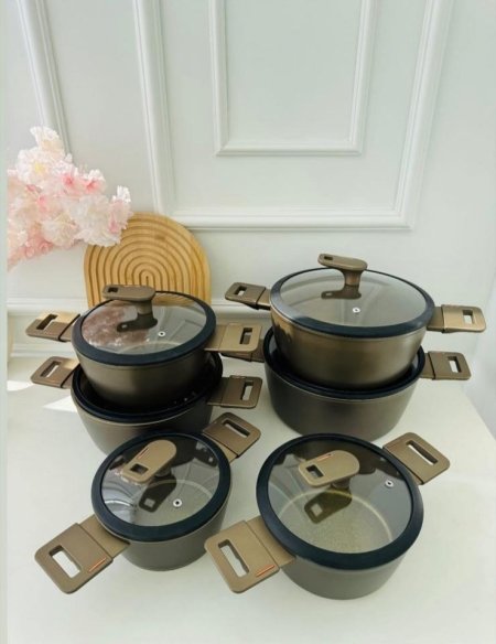 طنجرة رخام زيتي