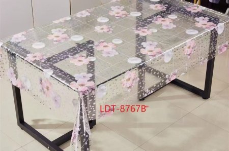 شرشف طاوله شفاف مورد