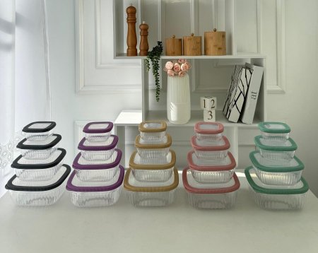 طقم تبرويل شفاف غطاء سيلكون حيط واطي