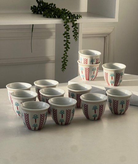 فناجين ساده / 12 عبادي