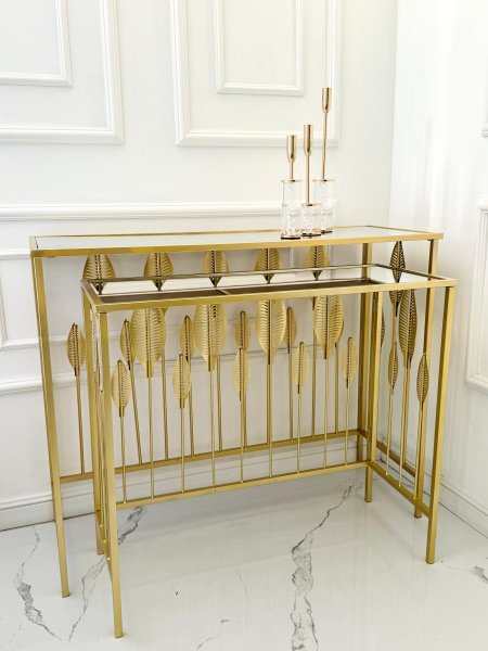 طقم بيرو قنصل 2 قطعه ذهبي