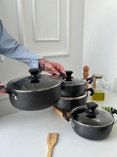 طقم طناجر جرانيت/4