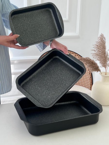 طقم صواني جرانيت/3