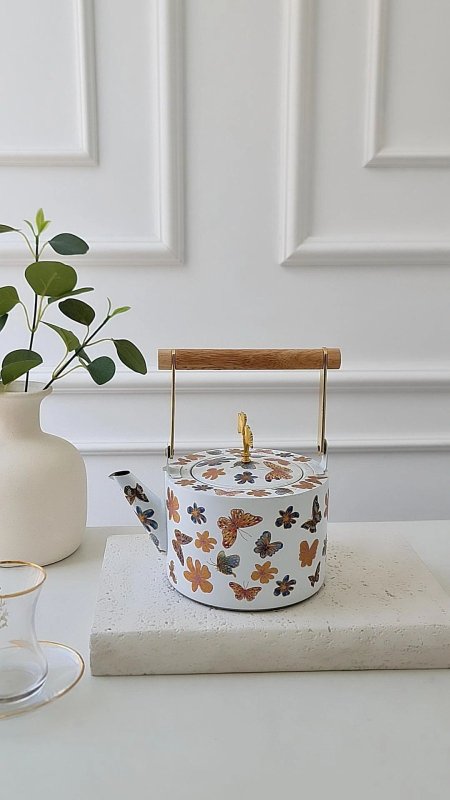 ابريق شاي1.5لتر مرسم ثقيل