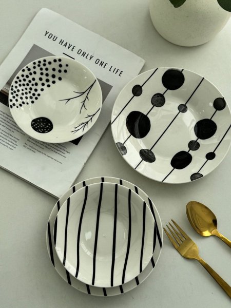 طقم صحون 24قطعه زيدان