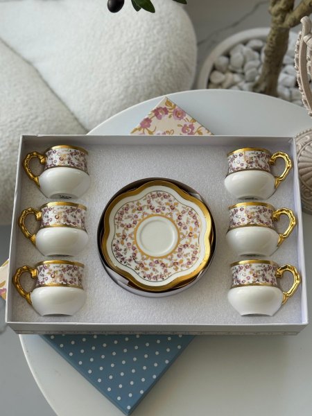 طقم فناجين قهوه6+6 مورد