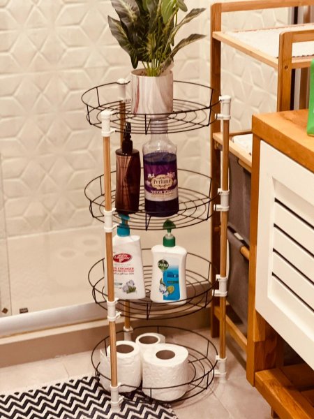 ستاند حمام 4 طبقات معدن