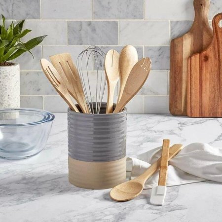 طقم مغارف قاعده بورسلان