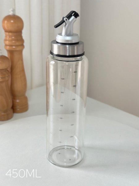 قنينه زيت زجاج مرقم