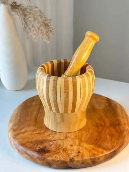 مدق هاون بامبو