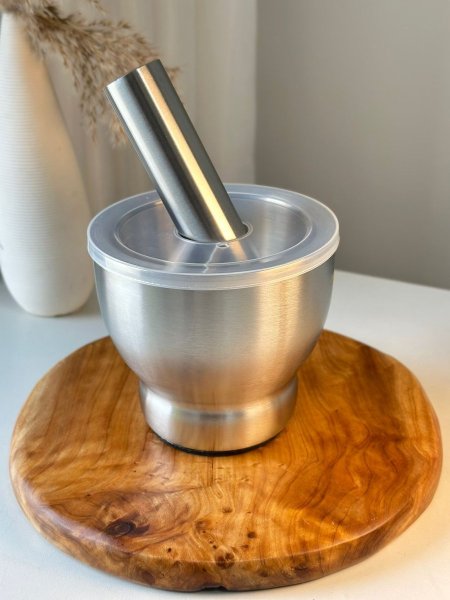 مدق هاون ستانلس ثقيل