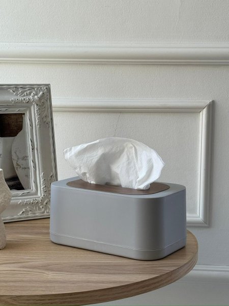 بكيت محارم اكرلك غطاء خشب