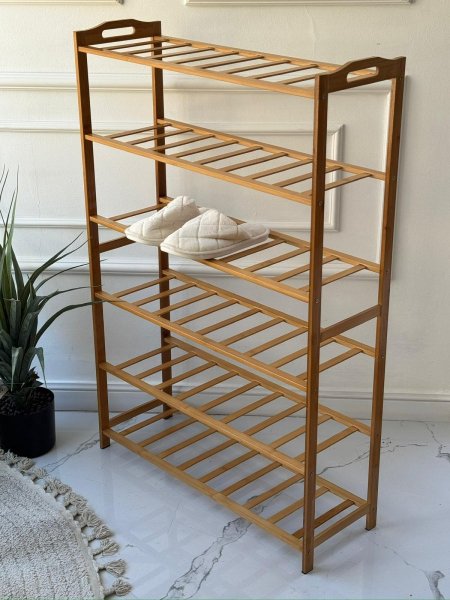 رفوف احذيه بامبو