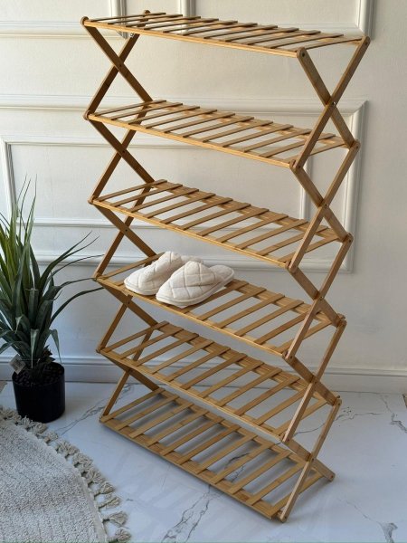 ستاند احذيه بامبو